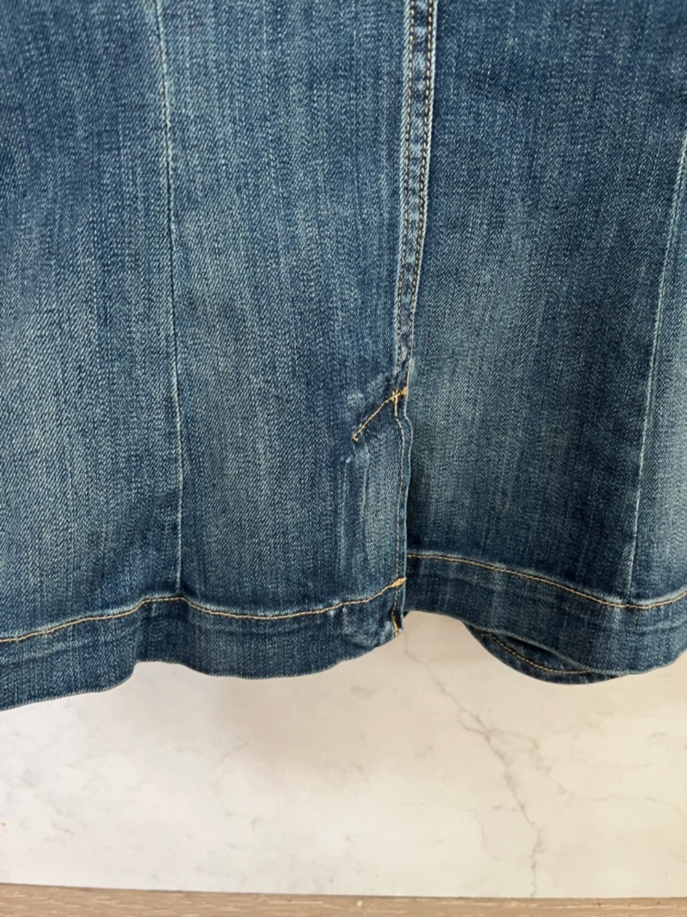 Nili Lotan Women's Denim Blazer Jacket - Blue Sz 4 - Picture 6 of 7
